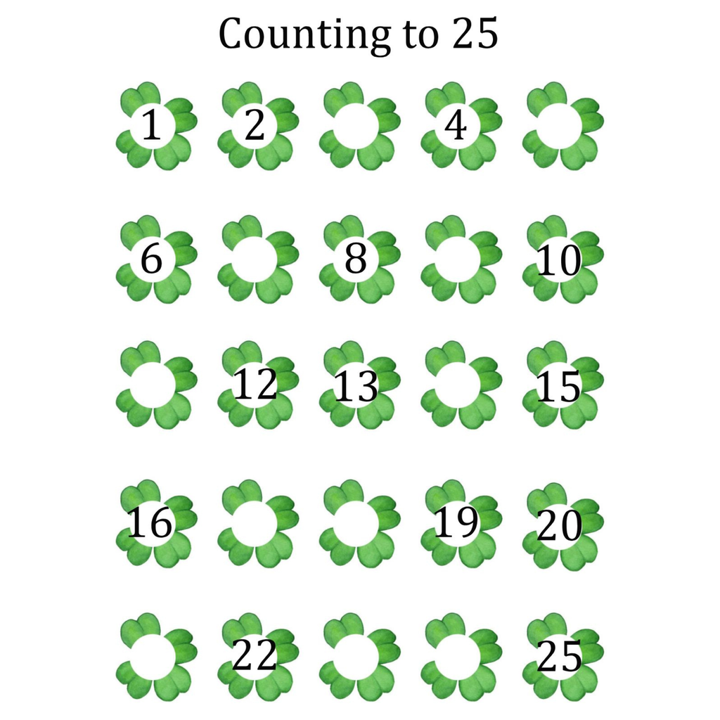 St. Patrick's Day Addition Subtraction Counting Worksheets