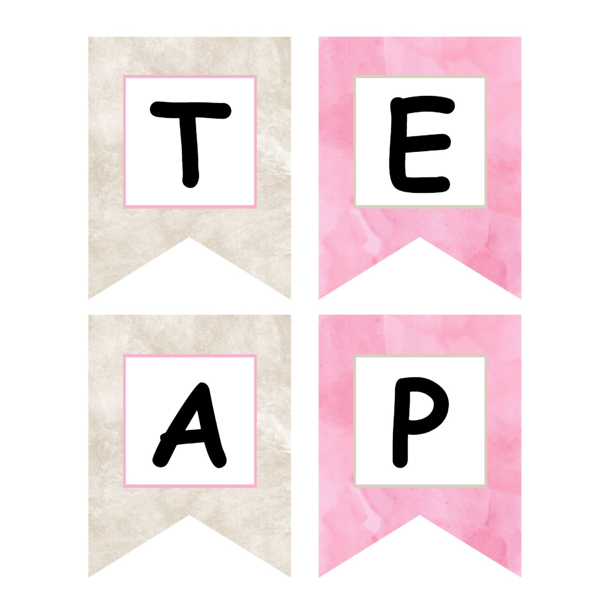 Tea Party Printable Decor and Menu Pack