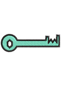 Key of Life Embroidery Design