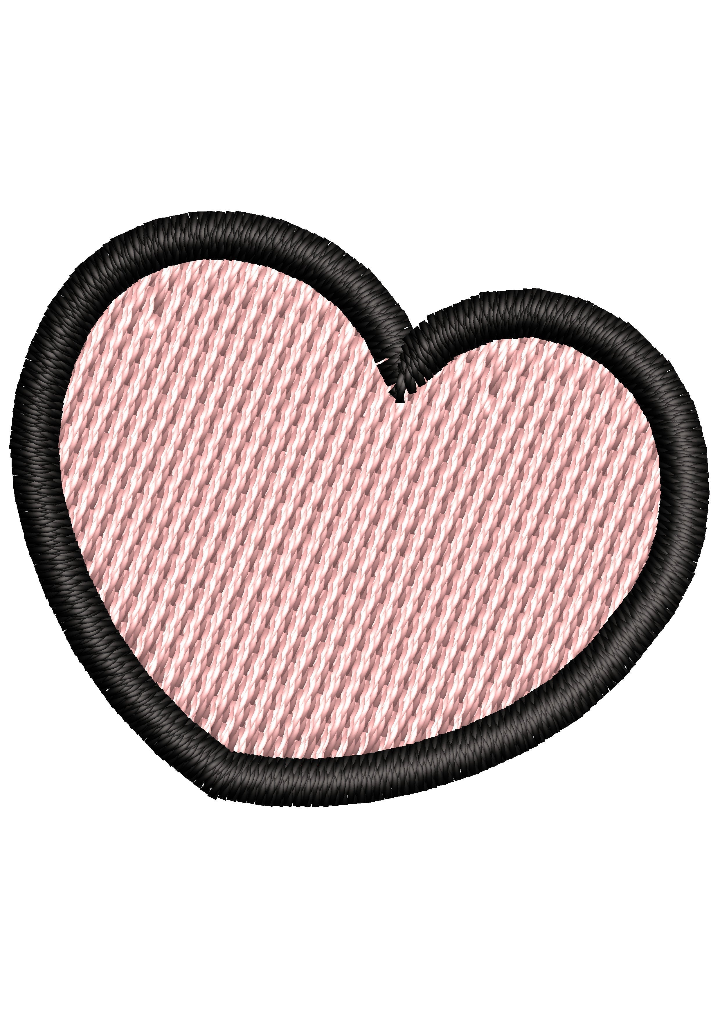 Heart Embroidery Design
