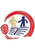 Happy Couple Embroidery Design