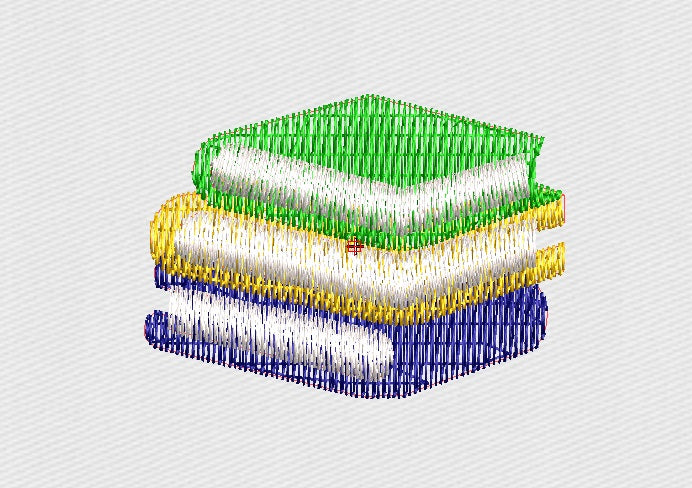 Books Embroidery Design
