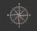 Compass Embroidery Design