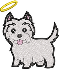 Dog Embroidery Design