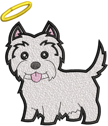 Dog Embroidery Design