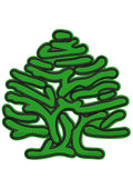 P Tree Embroidery Design