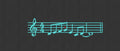 Music Embroidery Design