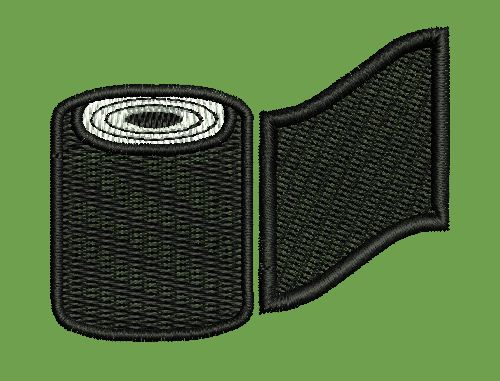 Textured Roll and Sheet Embroidery Design