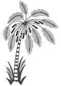 Beach Plant Embroidery Design