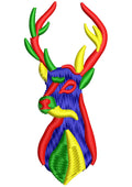 Multi Deer Embroidery Design
