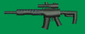 Scoped Tactical Rifle Embroidery Design