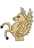 Horse Flying Embroidery Design