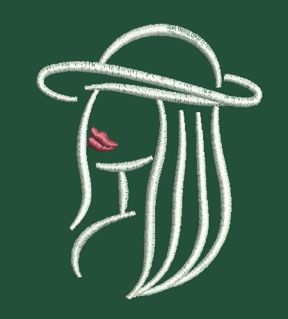 Beautiful Women Embroidery Design