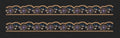 Sapphire Daisy Scallop Trim Embroidery Design