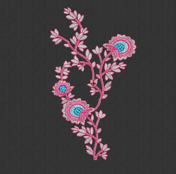 Flower Embroidery Design