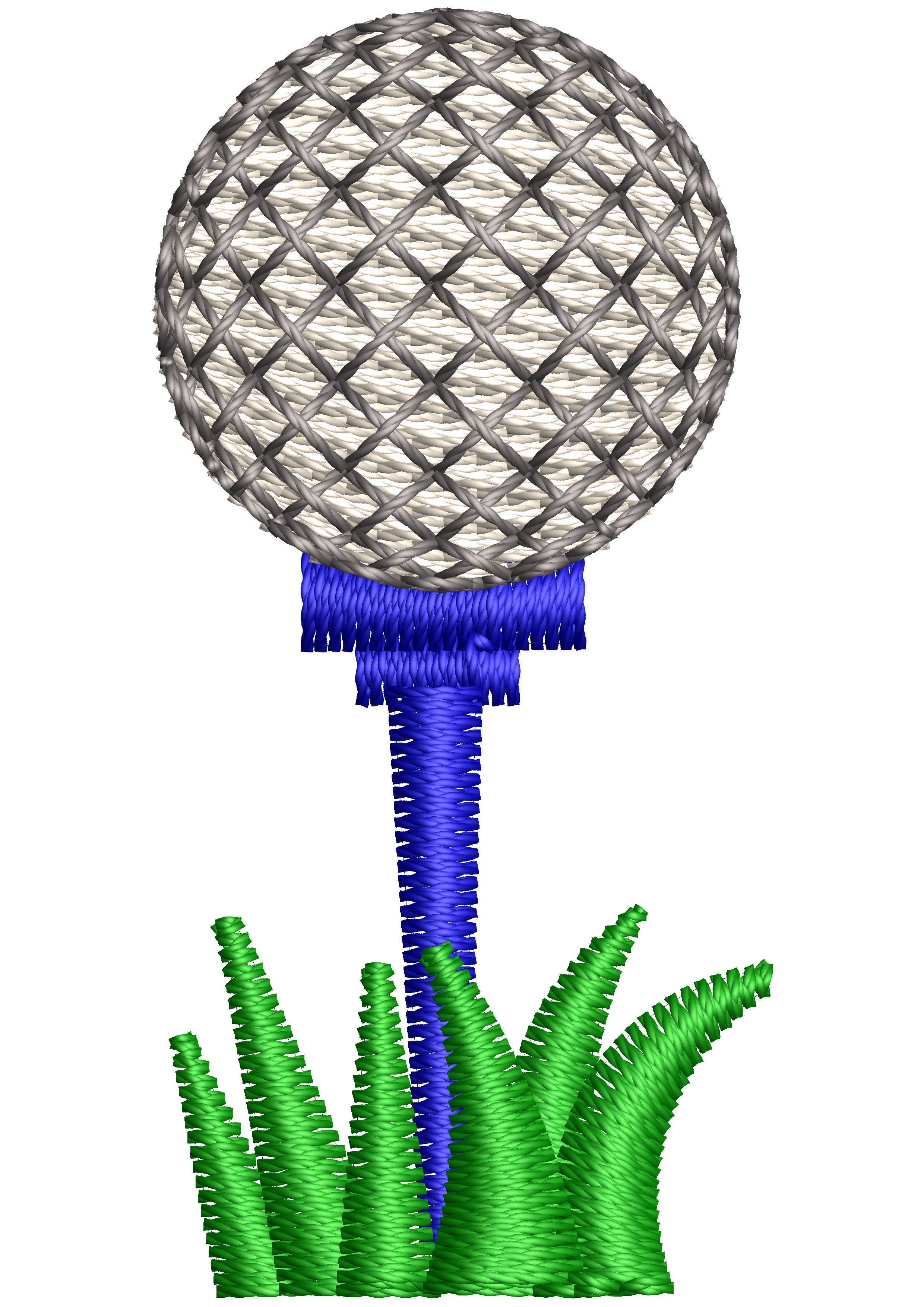 Golf Ball Embroidery Design