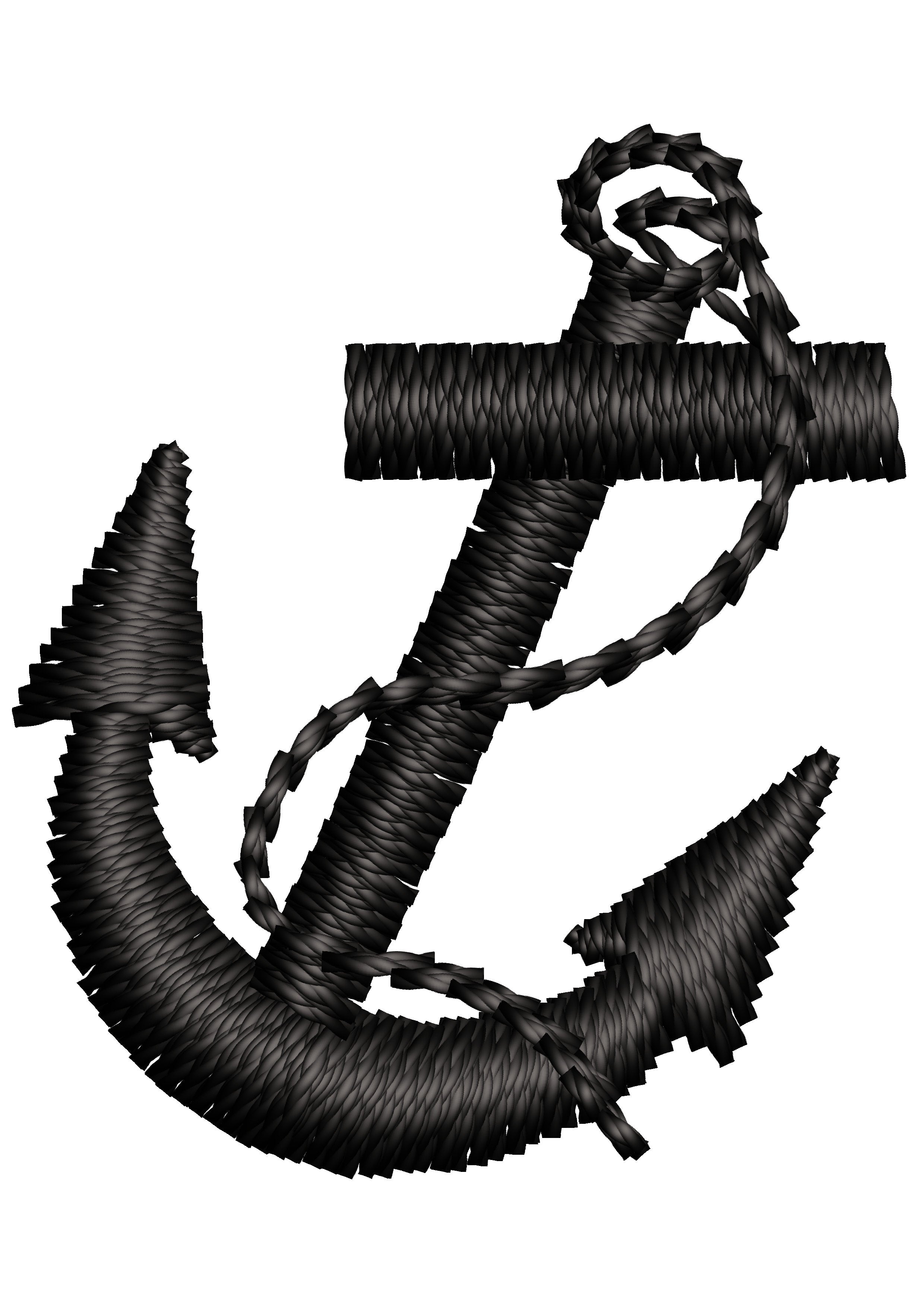 Anchor Embroidery Design