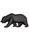 Hungry Bear Embroidery Design