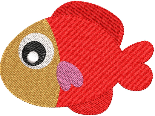 Fish Embroidery Design