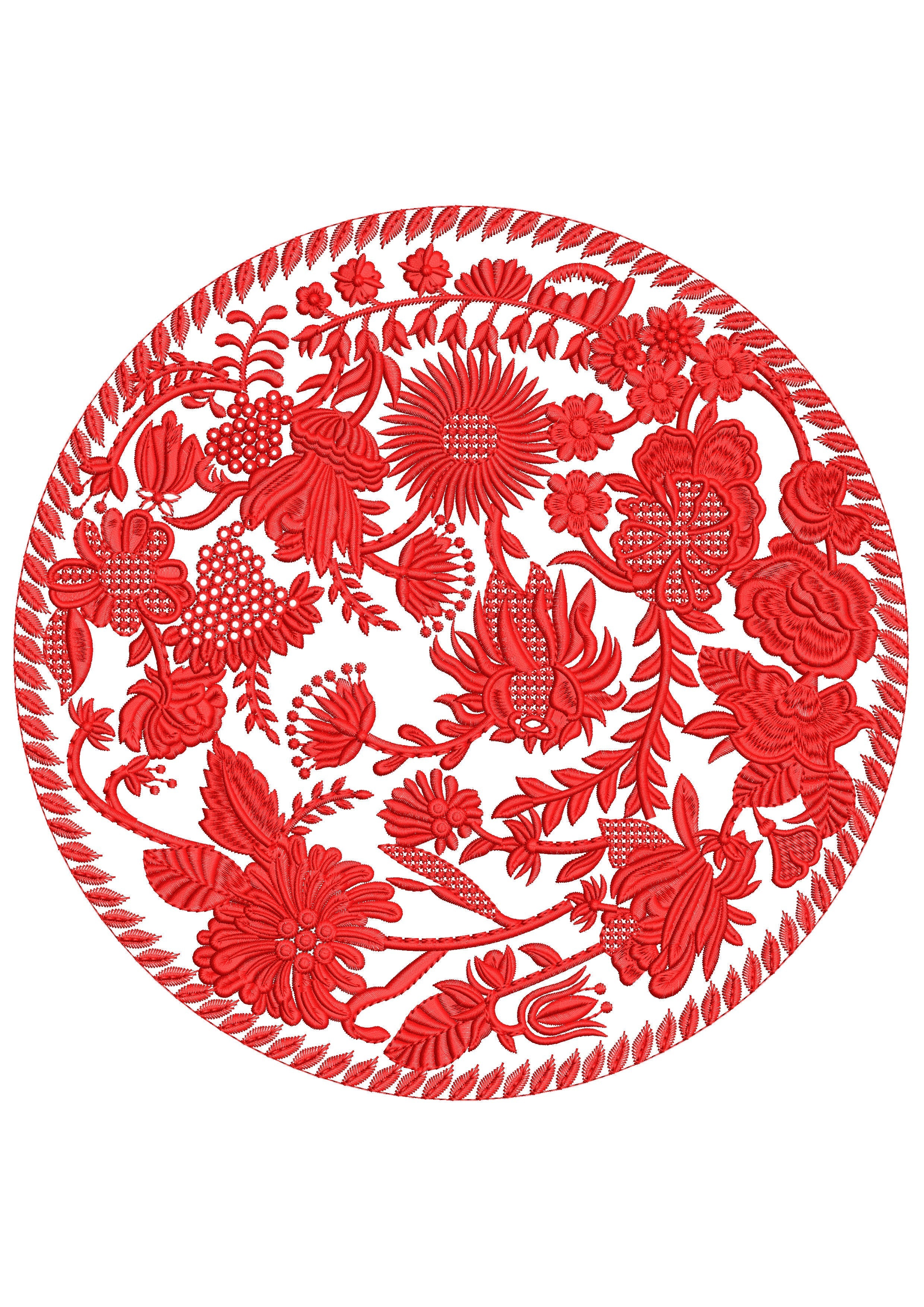 Painting Stitch Embroidery Design
