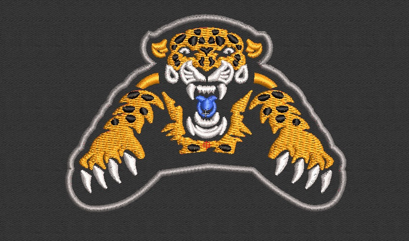 Tiger Embroidery Design