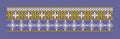 Geometric Diamond Lace Border Embroidery Design