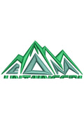 Mountain Sign Embroidery Design