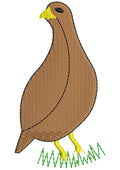 Wild Bird Embroidery Design