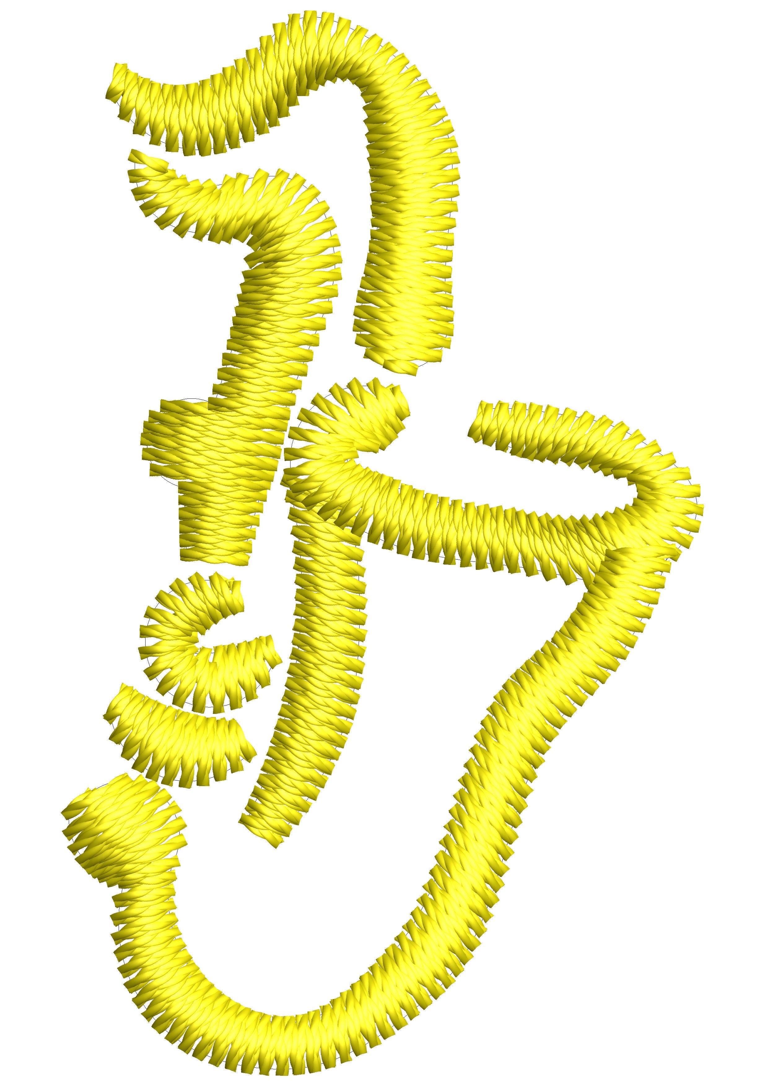 Saxophone Embroidery Design