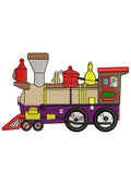 Train Embroidery Design