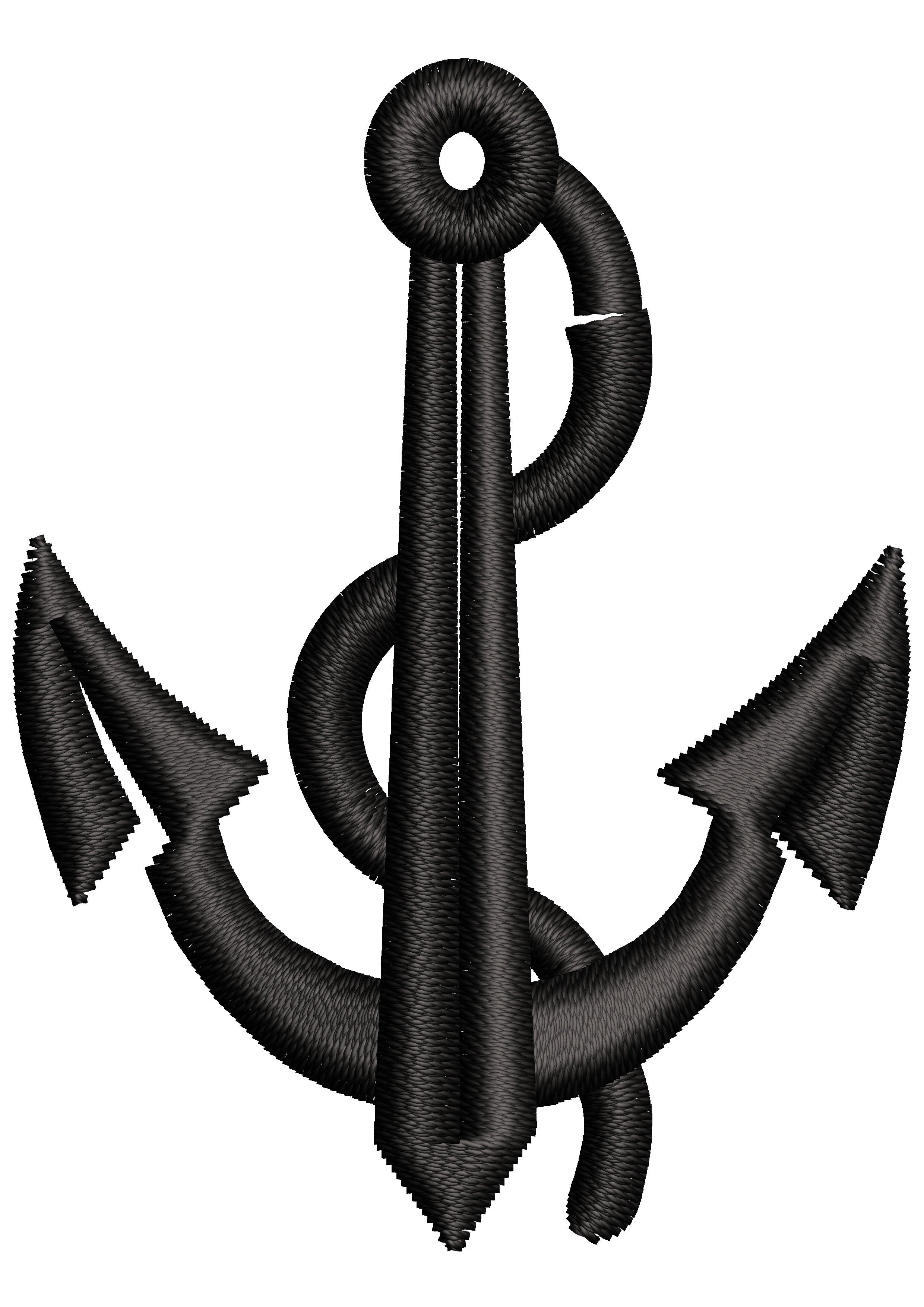 Anchor Embroidery Design