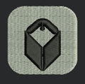 Icon Geometric Abstract Symbol Embroidery Design