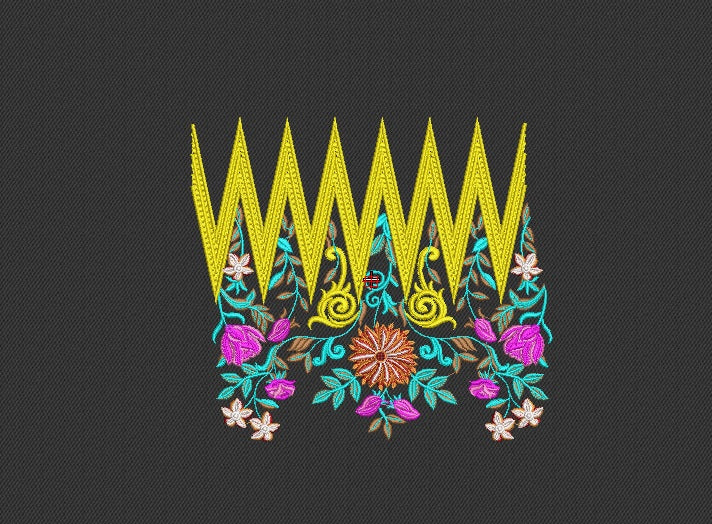 Flower Embroidery Design