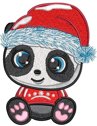 Panda Baby Embroidery Design