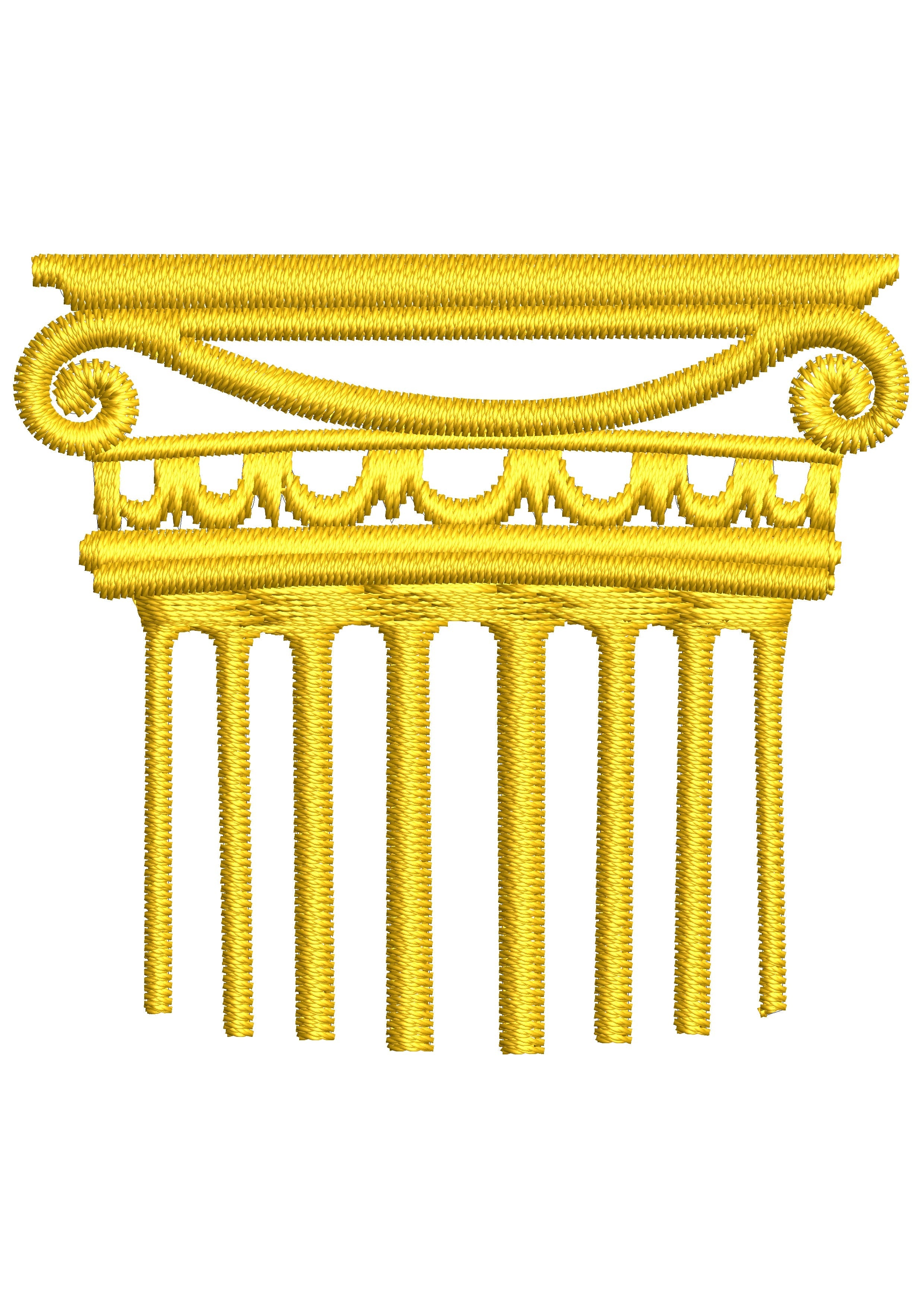 Fort Embroidery Design