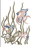 Colorful Fish Embroidery Design