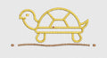 Turtle Embroidery Design