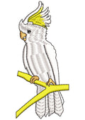 Cockatoo Embroidery Design