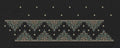 Floral Jacquard Woven Black Embroidery Design