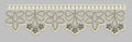 Loop and Petal Scalloped Border Embroidery Design