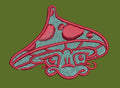 Cartoon Mushroom Character Embroidery Design