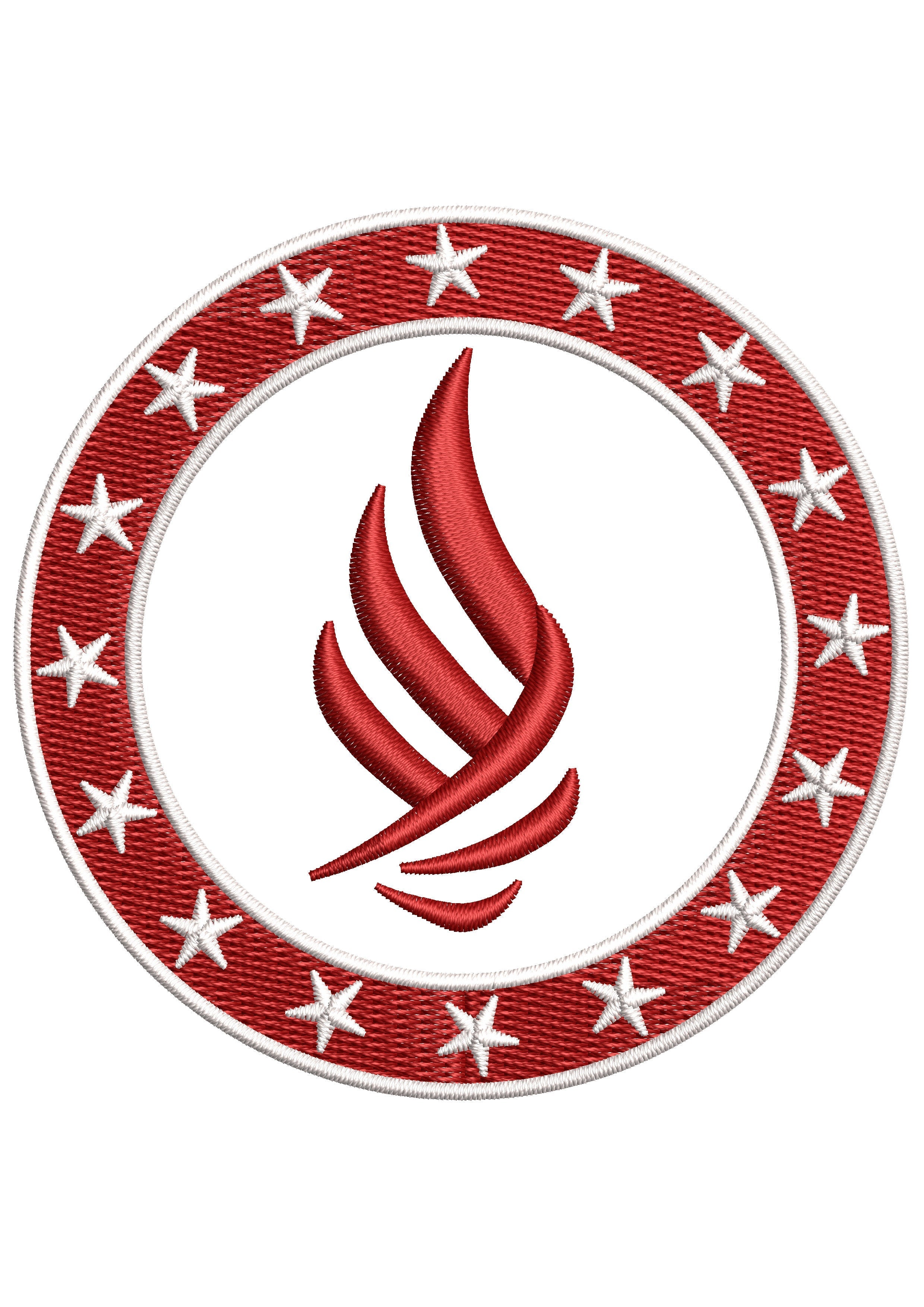Flaying Embroidery Design