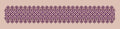 Ornate Dual Fleur De Lis and Trellis Matrix Band Embroidery Design
