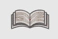 Books Embroidery Design