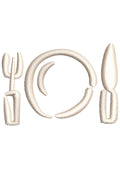 Dinning Set Embroidery Design