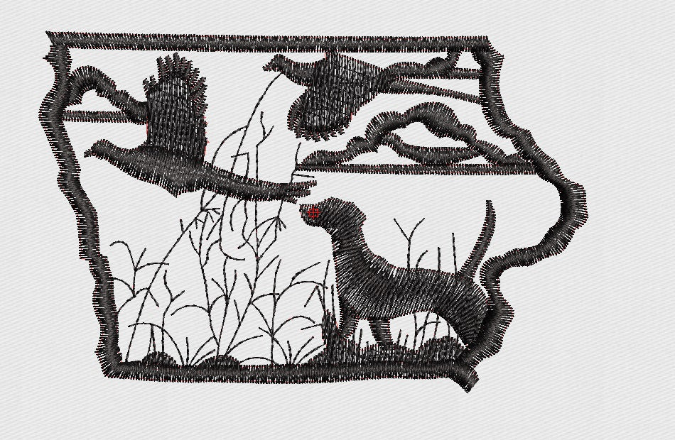 Forest Embroidery Design