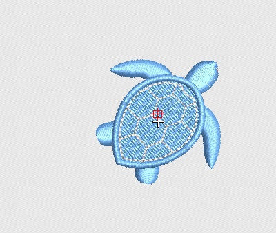 Turtle Embroidery Design