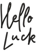 Wello Luck Embroidery Design
