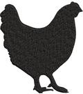 Hen Embroidery Design