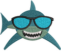 Shark Embroidery Design
